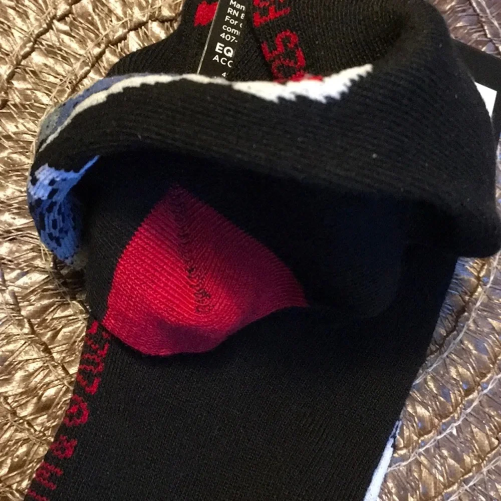 Betty Boop Black and Red Graphic Crew Socks